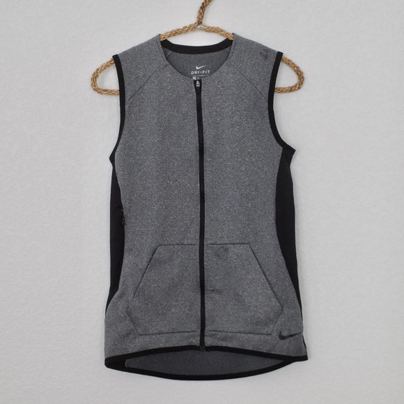 Nike Women's Dry-Fit Zip Front Vest - XS - Picture 1 of 9